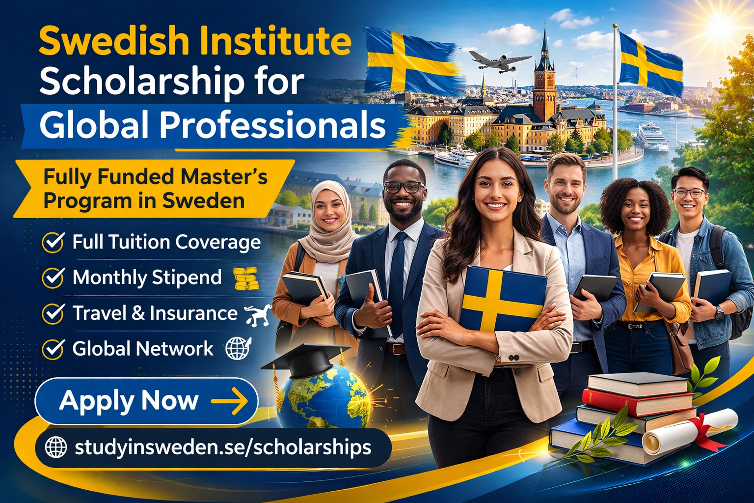 Swedish Institute Scholarship for Global Professionals (SISGP)